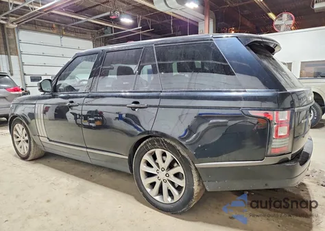 2016 Land Rover Range Rover Hse z USA, uszkodzony, nr VIN SALGS2KF8GA244949